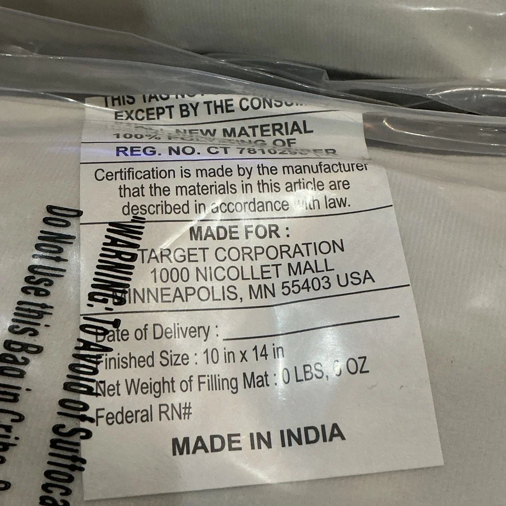 Two (2) Colorful “Gather” Print Pillows with tassels